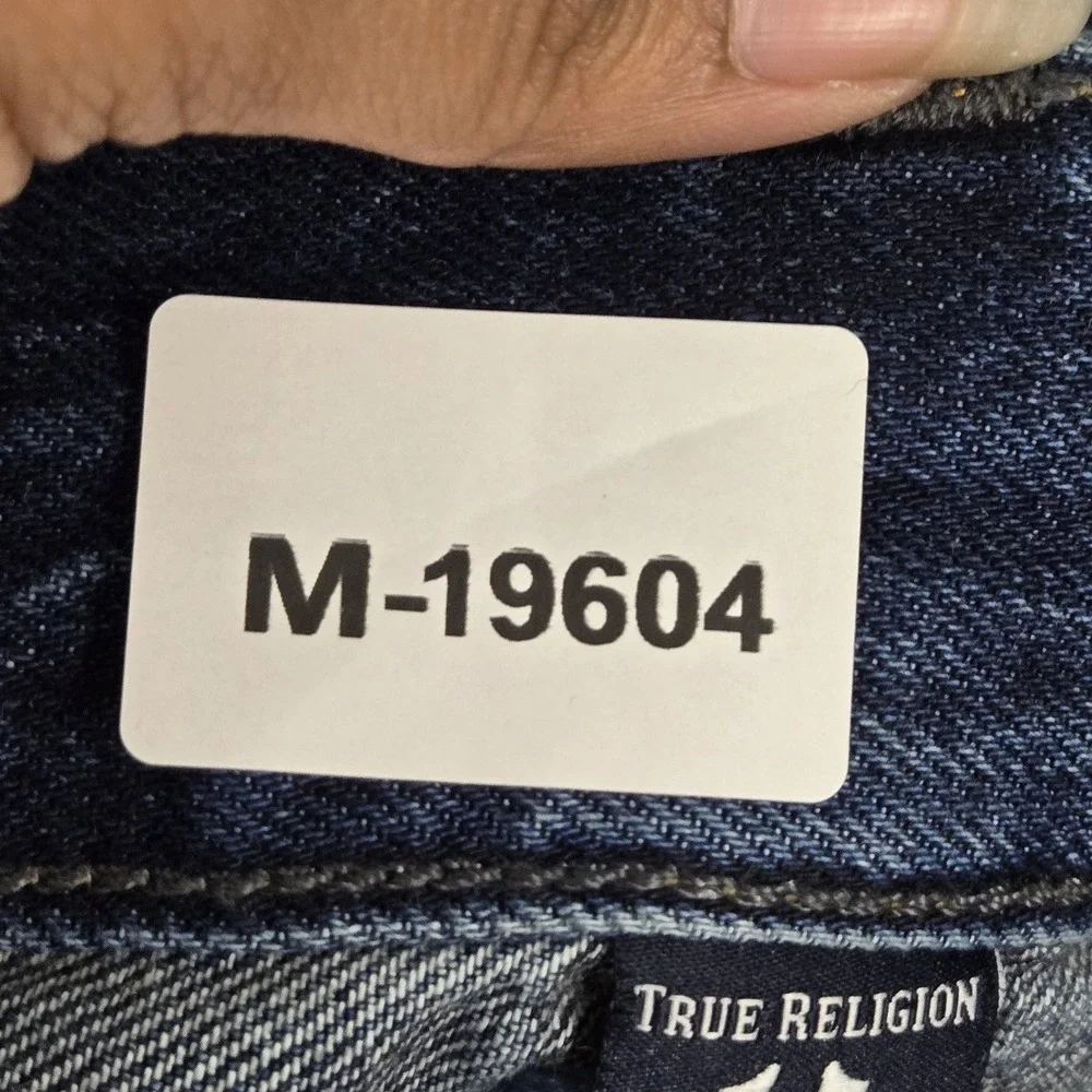 True Religion Men Jeans 40 Blue Denim GENO Flap Relaxed Slim‎ 31